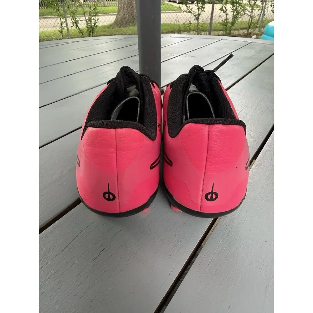 nike tiempo club fg kids youth size 3Y shoes pink athletic soccer cleats